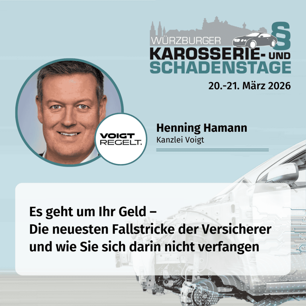 Karosserie- und Schadenstage 2026 Ankündigung